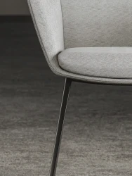 Ardyn, Low-back, 4-leg Metal base, Detail