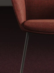 Ardyn, Low-back, 4-leg Metal base, Detail