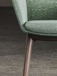 Ardyn, Low-back, 4-leg Wood base, Detail