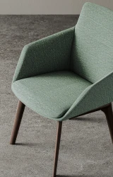 Ardyn, Low-back, 4-leg Wood base, Detail