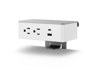 Ashley Duo Clamp On, Silver Trim