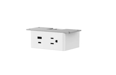 Ashley Uno Underworksurface power and data, white trim
