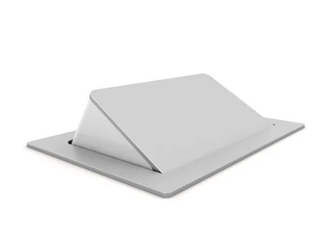 Ashley Duo Air with Silver Trim, Back View