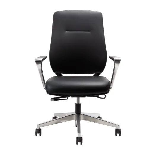 Auburn Conference/Executive Chair, front view Black