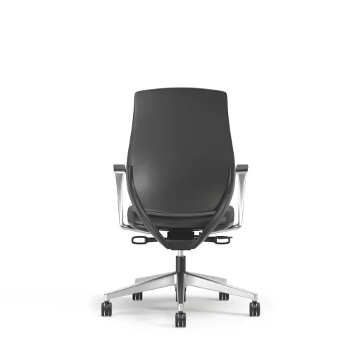 Auburn Conference Chair, Black, Back View