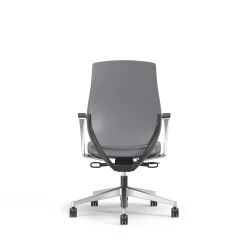 Auburn Conference Chair, Grey, Back View