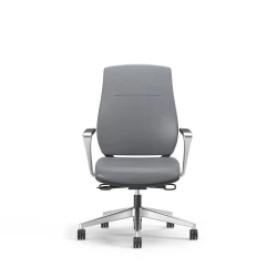 Auburn Conference Chair, Grey, Front View