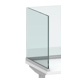 Channel Screen Surface Mount with Glass Detailed View