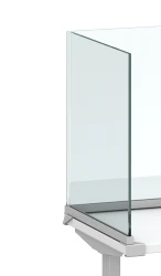 Channel Screen UnderSurface Mount with Glass Detailed View