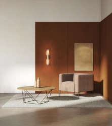 Club Chair, Prisma Coffee Table