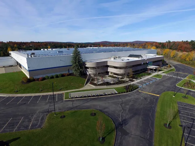 AIS Headquarters and Factory Drone View
