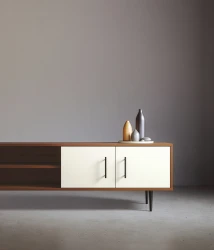 Rhett Credenza with Doors & Bookcase Shell & Shelf