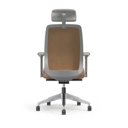 Bolton Executive, Task Chair, Leather, Back View