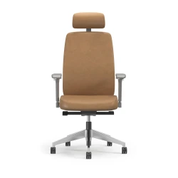 Bolton Executive, Task Chair, Leather, Front View