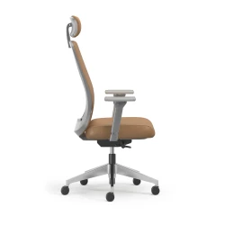 Bolton Executive, Task Chair, Leather, Side View