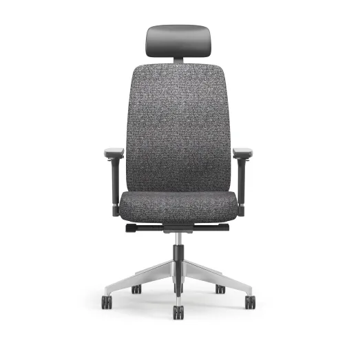 Bolton Executive, Task Chair, Upholstered, Front View
