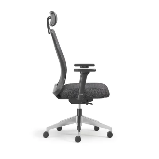 Bolton Executive, Task Chair, Upholstered, Side View