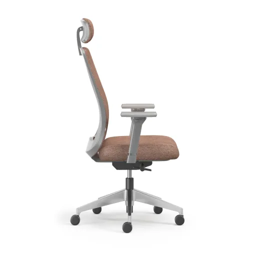Bolton Executive, Task Chair, Upholstered, Side View