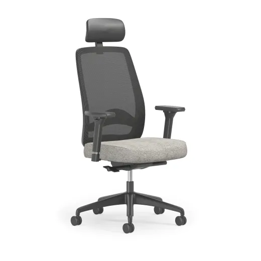 Bolton Executive, Task Chair, Mesh, Lumbar, 3/4 View