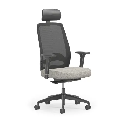 Bolton Executive, Task Chair, Mesh, Lumbar, 3/4 View