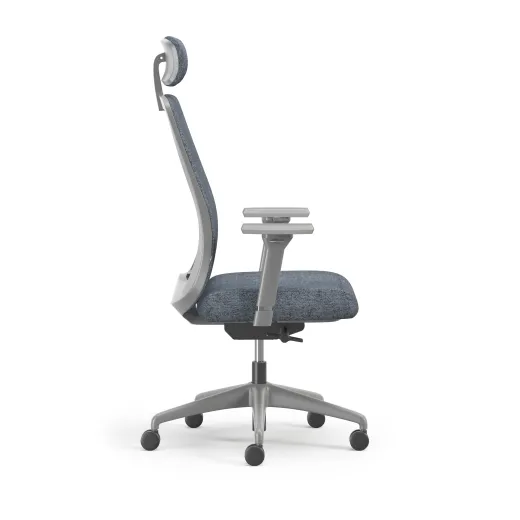 Bolton Executive, Task Chair, Upholstered, Side View