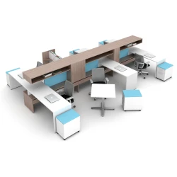 Calibrate Community Open Plan Workstations with High Bridge