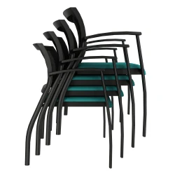 Grafton Stacked 4 high Side View in Momentum Hue Tropic