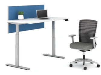 Day to Day Height Adjustable Table with Natick Seating