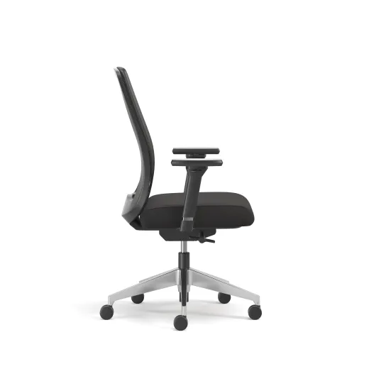 Bolton, High-Back, Task Chair, Mesh, Side View