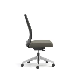 Bolton, High-Back, Task Chair, Mesh, No Arms, Side View