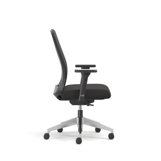 Bolton, High-Back, Task Chair, Upholstered, Side View