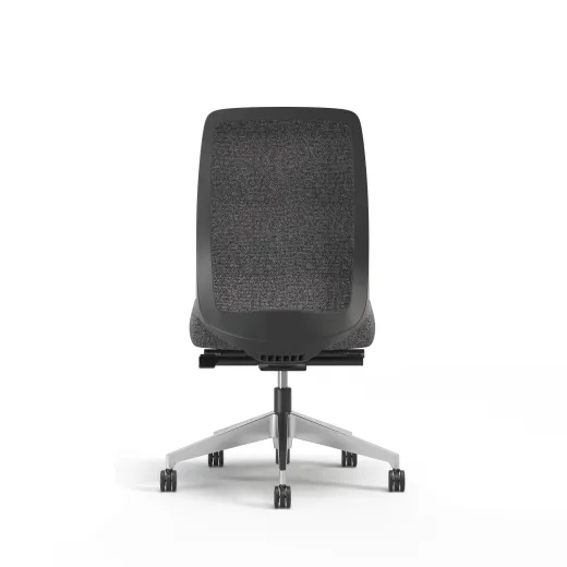 Bolton, High-Back, Task Chair, Upholstered, No Arms, Back View
