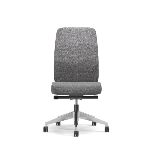 Bolton, High-Back, Task Chair, Upholstered, No Arms, Front View