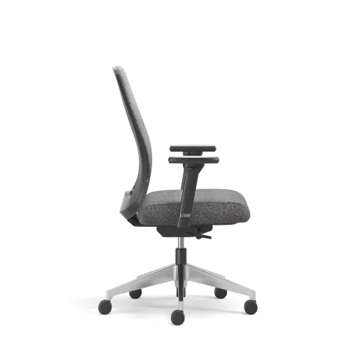 Bolton, High-Back, Task Chair, Upholstered, Side View