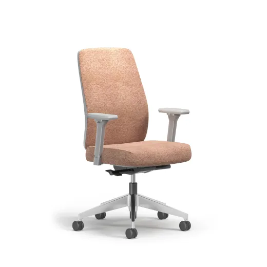 Bolton, Task Chair, High-Back, Upholstered, 3/4 View