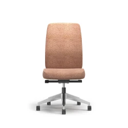 Bolton, Task Chair, High-Back, Upholstered, No Arms, Front View