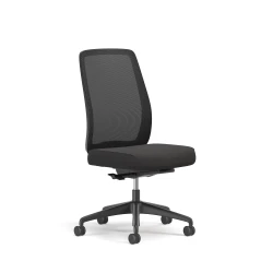 Bolton, High-Back, Task Chair, Mesh, No Arms, 3/4 View