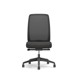 Bolton, High-Back, Task Chair, Mesh, No Arms, Front View