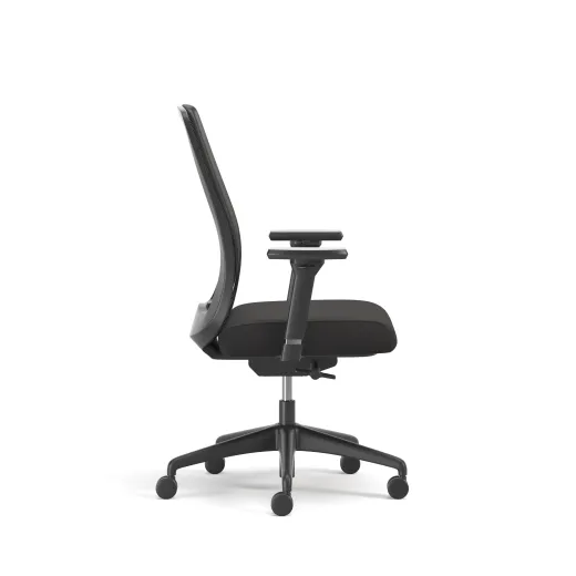 Bolton, High-Back, Task Chair, Mesh, Side View