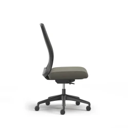 Bolton, Task Chair, High-Back, Mesh, Lumbar, No Arms, Side View
