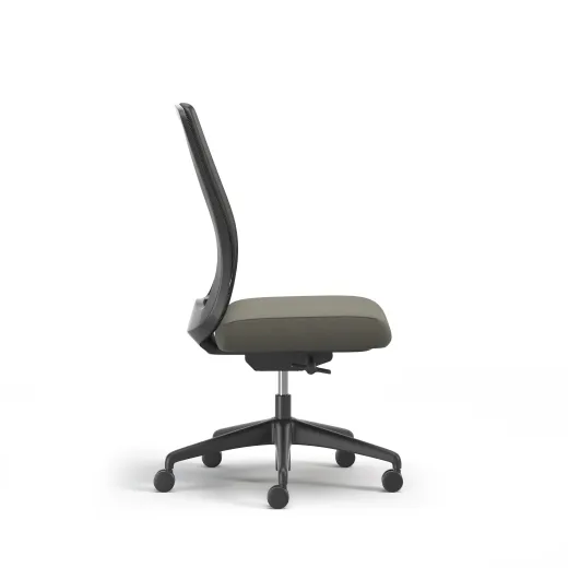 Bolton, Task Chair, High-Back, Mesh, No Arms, Side View