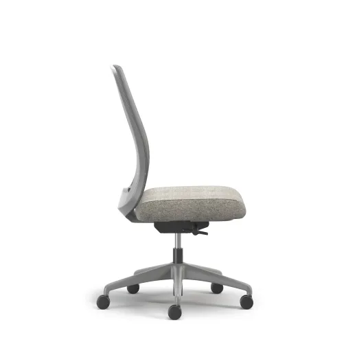 Bolton, Task Chair, High-Back, Mesh, Lumbar, No Arms, Side View