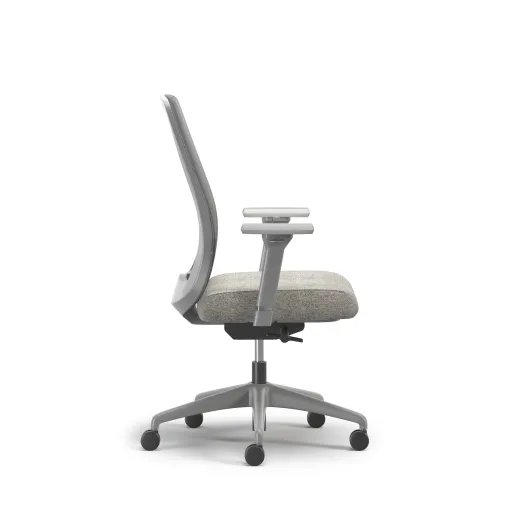 Bolton, Task Chair, High-Back, Mesh, Lumbar, Side View