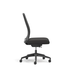 Bolton, High-Back, Task Chair, Upholstered, No Arms, Side View