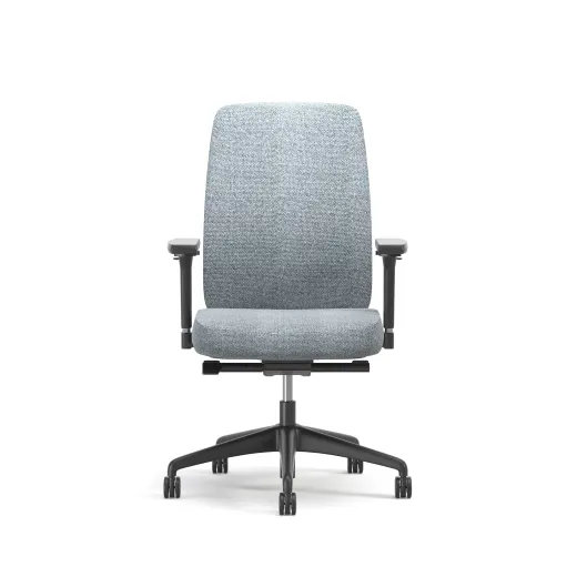 Bolton, Task Chair, High Back, Upholstered, Front View