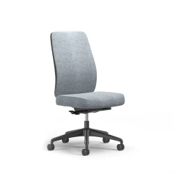 Bolton, Task Chair, High Back, Upholstered, No Arms, 3/4 View