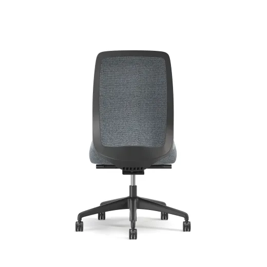 Bolton, Task Chair, High Back, Upholstered, No Arms, Back View