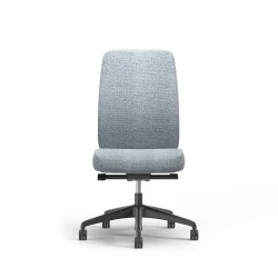 Bolton, Task Chair, High Back, Upholstered, No Arms, Front View