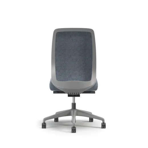 Bolton, Task Chair, High-Back, Upholstered, No Arms, Back View