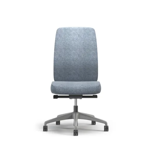 Bolton, Task Chair, High-Back, Upholstered, No Arms, Front View